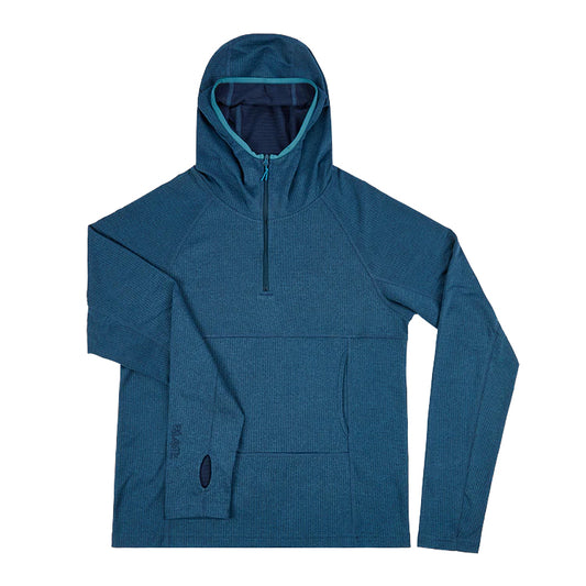 grid fleece hoody